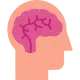 Brain icon representing neurology and neurosurgery treatment in India