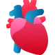 Heart care icon representing advanced cardiology and heart treatment in India
