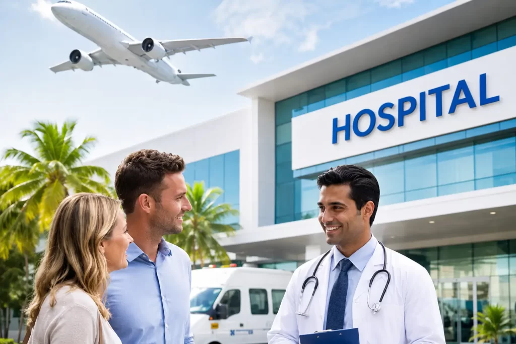 International patients arriving in India for medical treatment with travel assistance and hospital support
